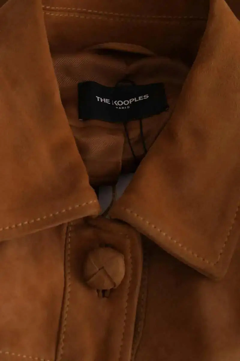 Veste The Kooples Camel en Cuir
