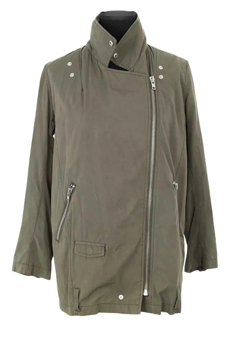 Veste The Kooples Kaki en Synthétique, taille S - Seconde Main