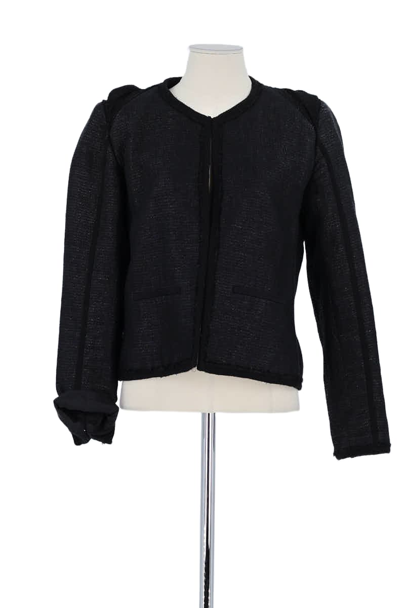 Veste The Kooples Noir en Coton, taille L - Seconde Main