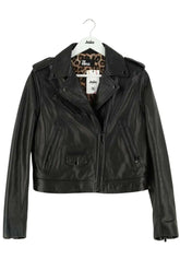 Veste The Kooples Noir en Cuir, taille L - Seconde Main