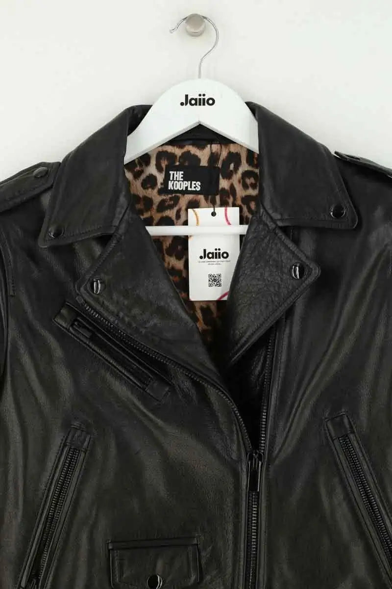 Veste The Kooples Noir en Cuir