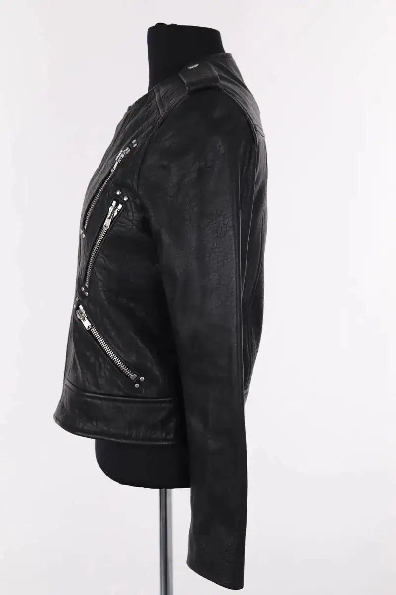 Veste The Kooples Noir en Cuir