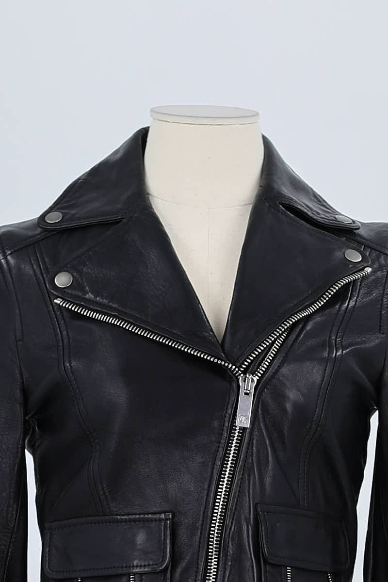 Veste The Kooples Noir en Cuir