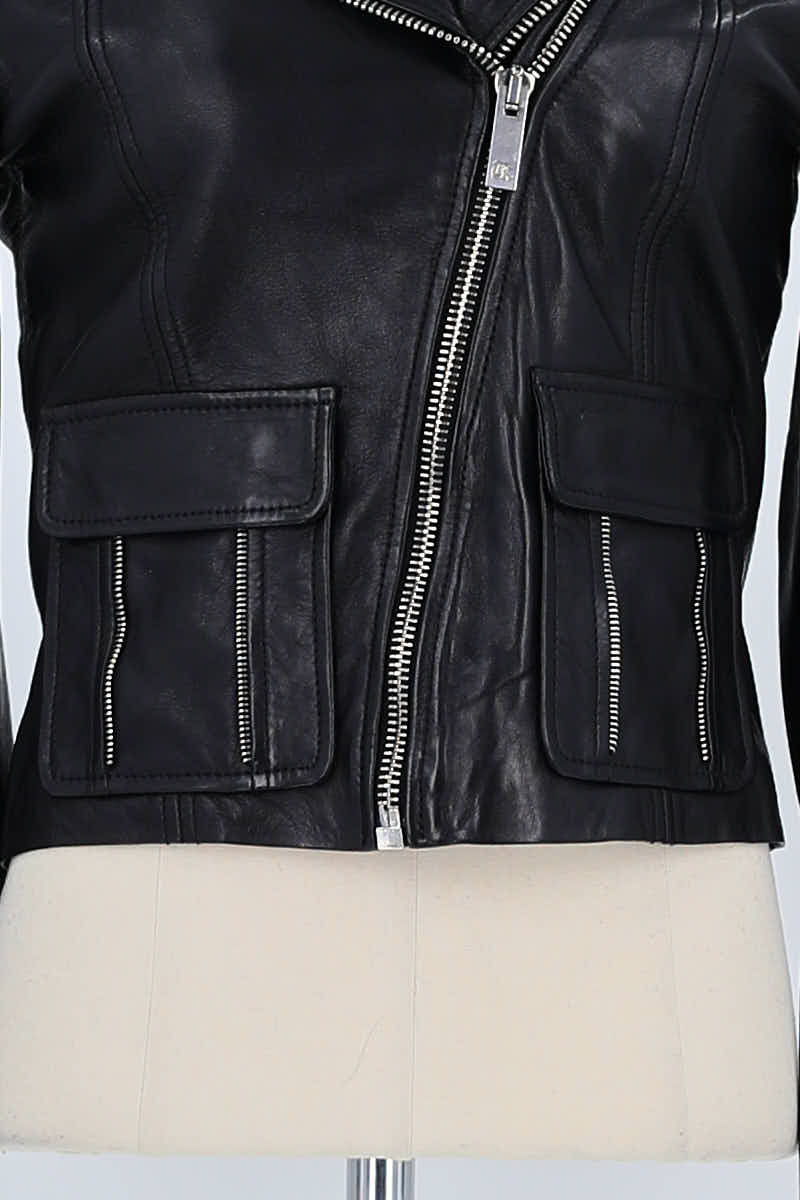 Veste The Kooples Noir en Cuir