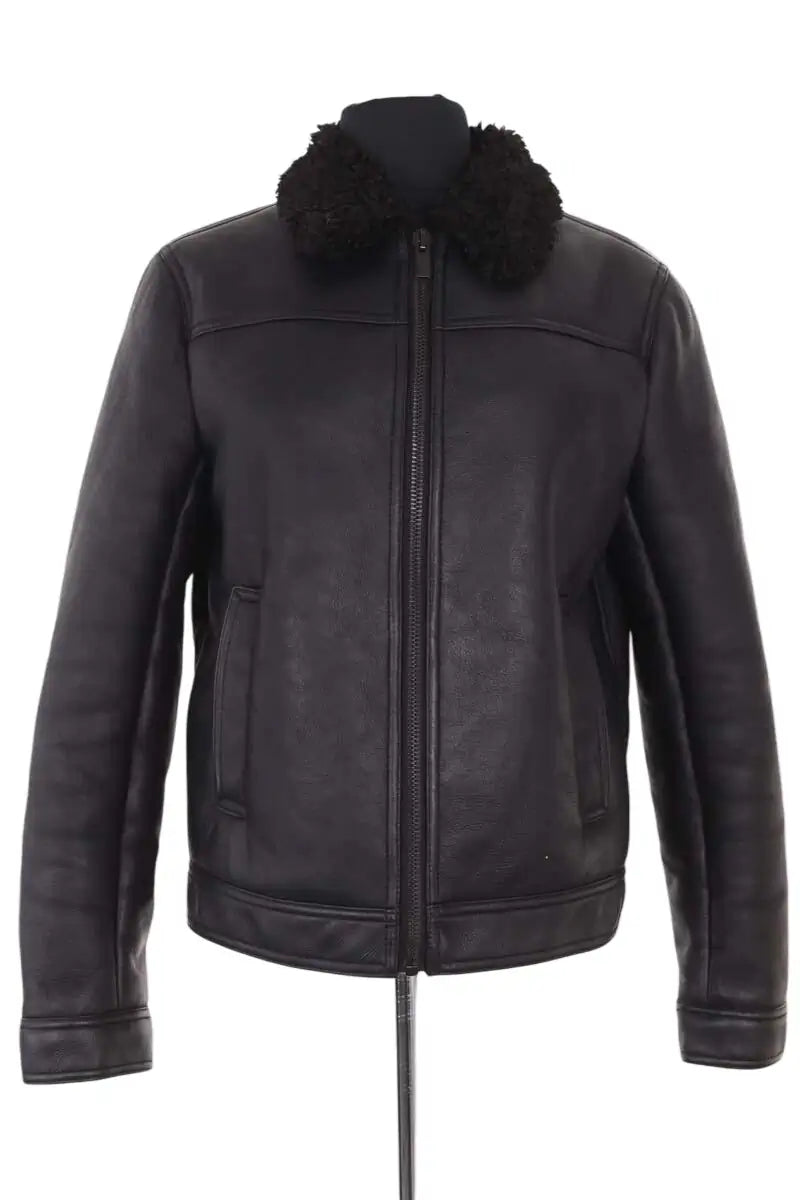 Veste The Kooples Noir en Synthétique, taille S - Seconde Main