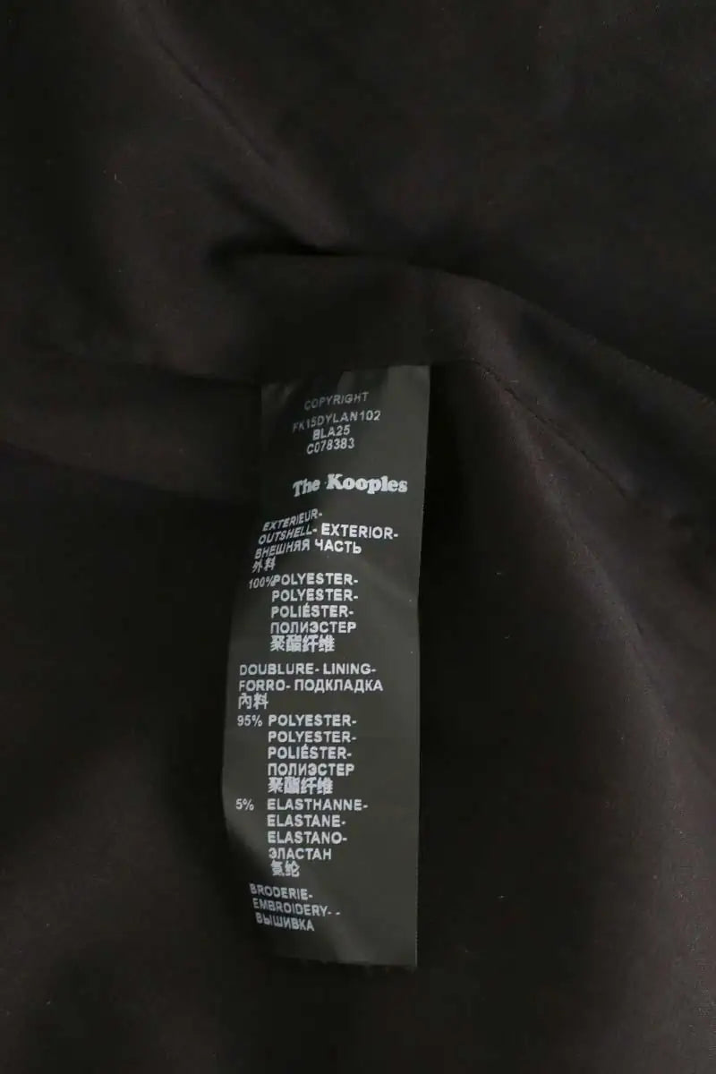 Veste The Kooples Noir en Synthétique