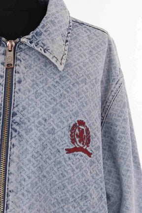 Veste Tommy Hilfiger Bleu en Coton
