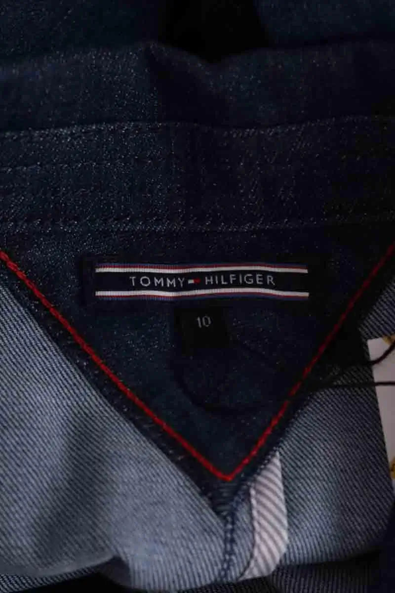 Veste Tommy Hilfiger Bleu en Coton