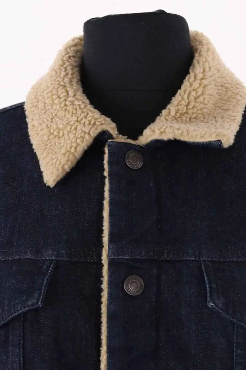 Veste Tommy Hilfiger Marine en Coton