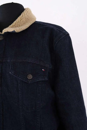 Veste Tommy Hilfiger Marine en Coton