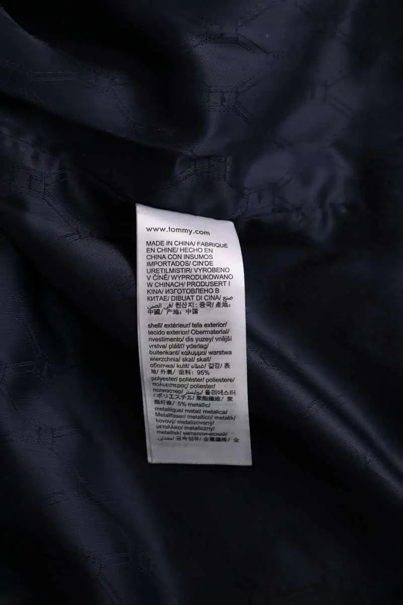 Veste Tommy Hilfiger Marine en Synthétique