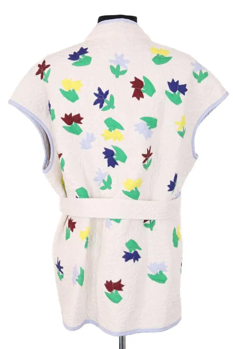 Veste V de Vinster Blanc en Coton