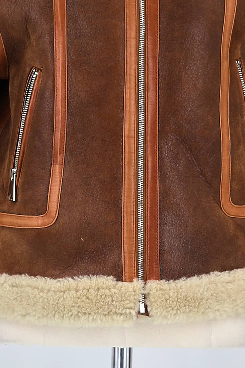 Veste Vanessa Bruno Marron en Cuir