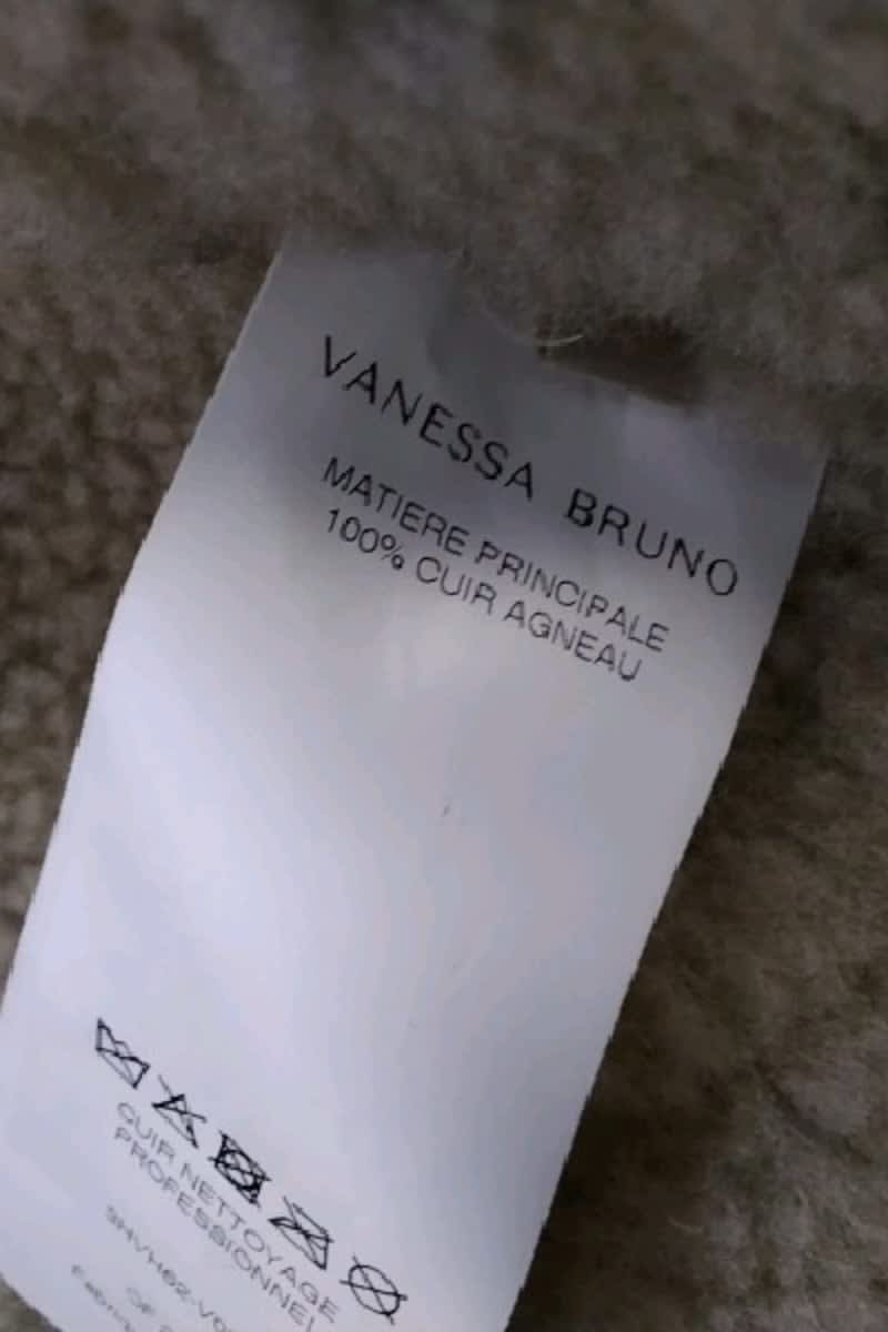 Veste Vanessa Bruno Marron en Cuir