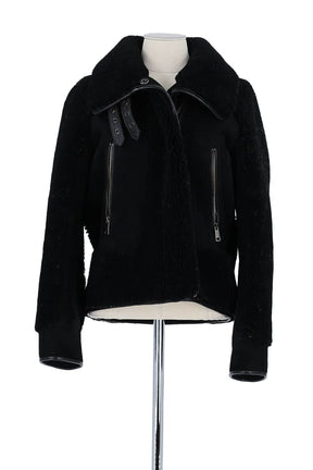 Veste Vanessa Bruno Noir en Cuir, taille XS - Seconde Main