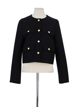 Veste Vanessa Bruno Noir en Laine, taille S - Seconde Main