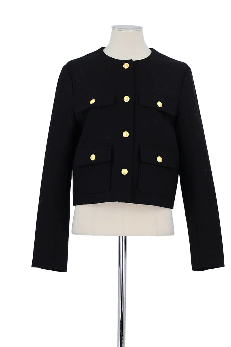 Veste Vanessa Bruno Noir en Laine, taille S - Seconde Main