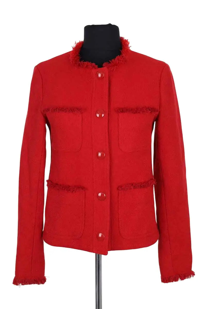 Veste Vanessa Bruno Rouge en Coton, taille S - Seconde Main