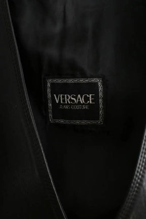 Veste Versace Noir en Cuir