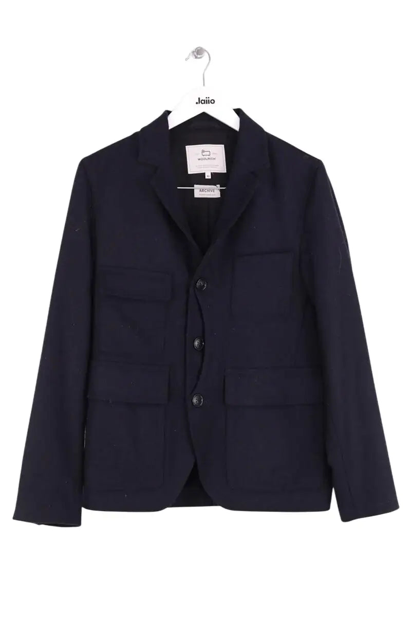 Veste Woolrich Marine en Laine, taille XS - Seconde Main