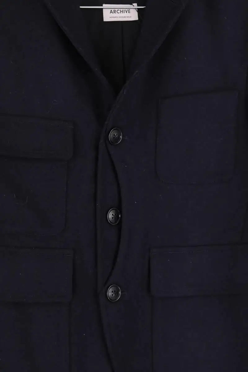 Veste Woolrich Marine en Laine