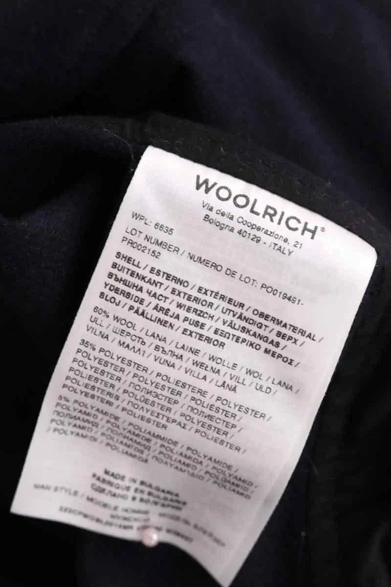Veste Woolrich Marine en Laine
