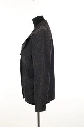 Veste Yves Saint Laurent Anthracite en Coton