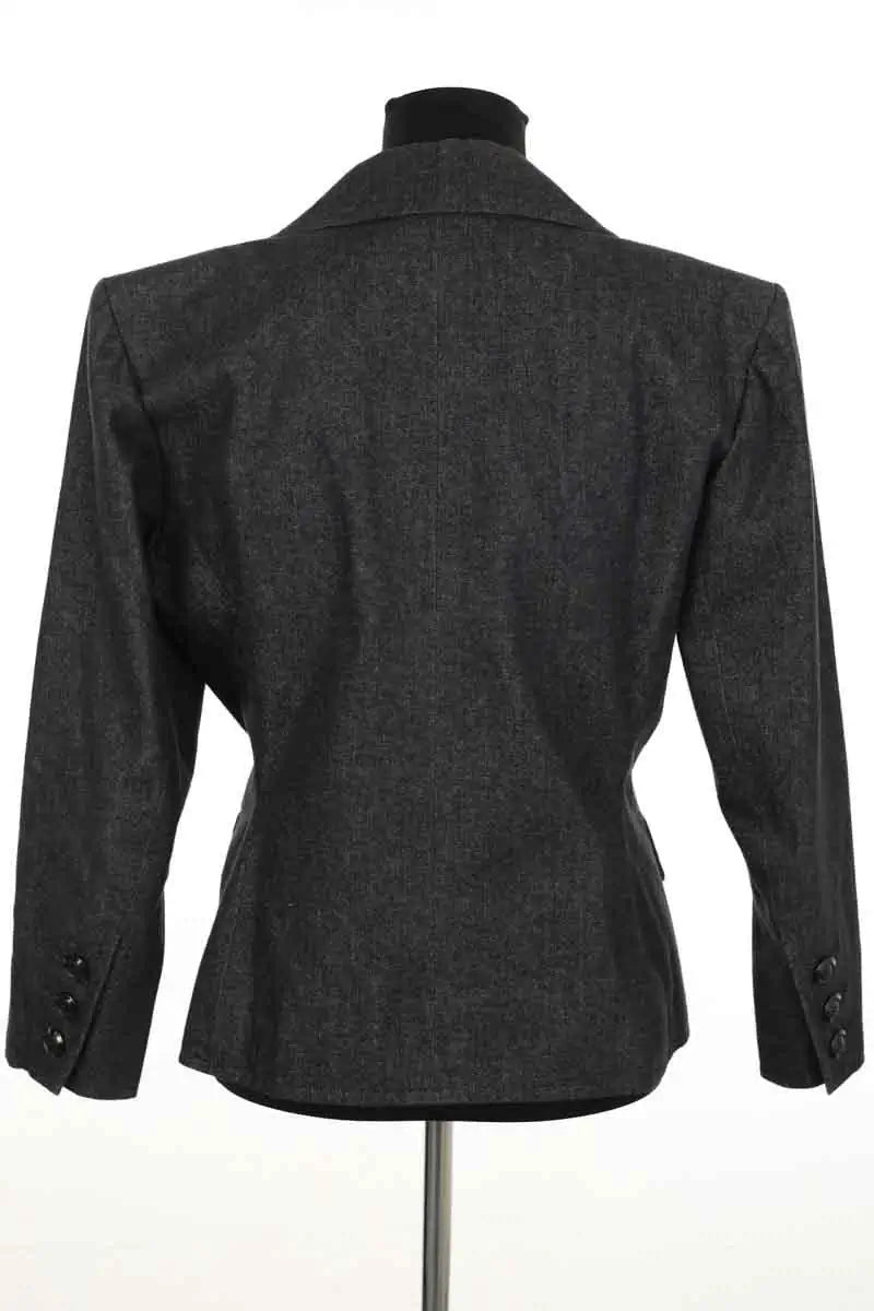 Veste Yves Saint Laurent Anthracite en Coton