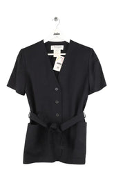 Veste Yves Saint Laurent Noir en Viscose, taille M - Seconde Main