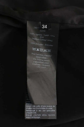 Veste Yves Salomon Marron en Cuir