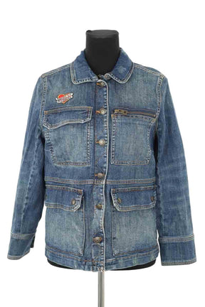 Veste Zadig & Voltaire Bleu en Coton, taille S - Seconde Main