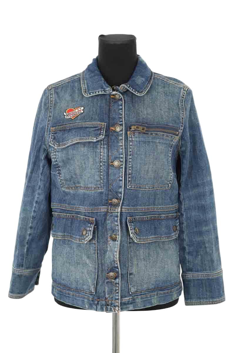 Veste Zadig & Voltaire Bleu en Coton, taille S - Seconde Main