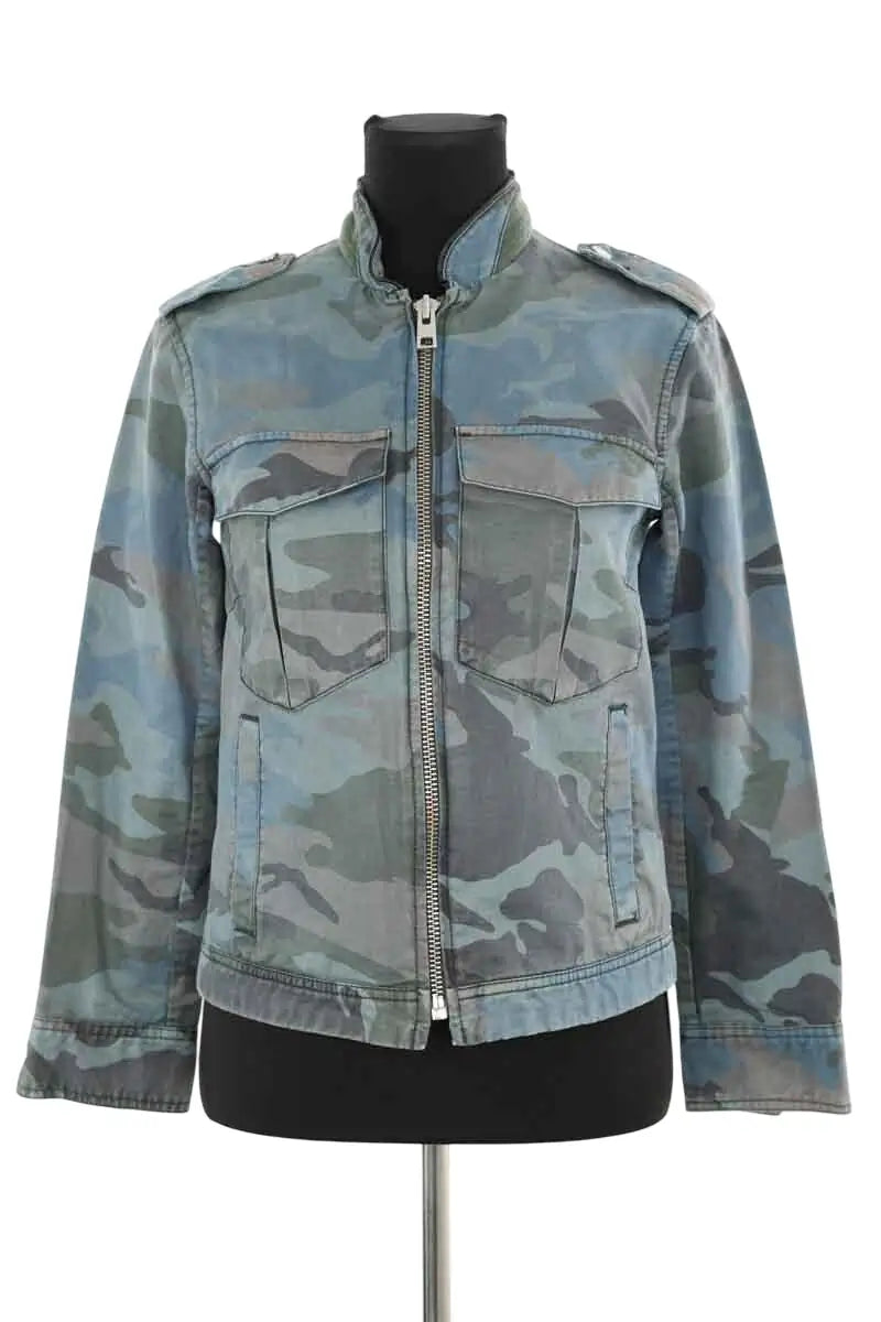 Veste Zadig & Voltaire Kaki en Coton, taille XS - Seconde Main