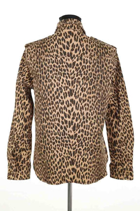 Veste Zadig & Voltaire Taskam denim leo Camel en Coton