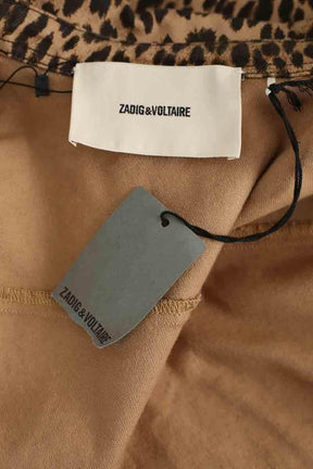 Veste Zadig & Voltaire Taskam denim leo Camel en Coton
