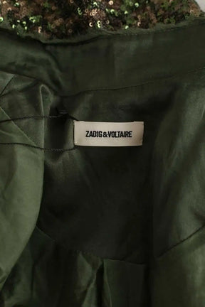 Veste Zadig & Voltaire Vert en Paillettes