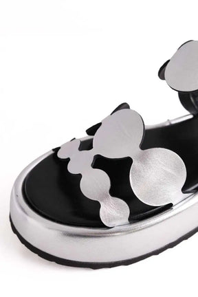 Sandales Pierre Hardy Argent en Cuir