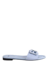 Sandales Fendi Bleu en Cuir, taille 39 - Seconde Main