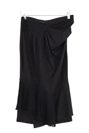 Jupe Vanessa Bruno Noir en Synthétique, taille M - Seconde Main