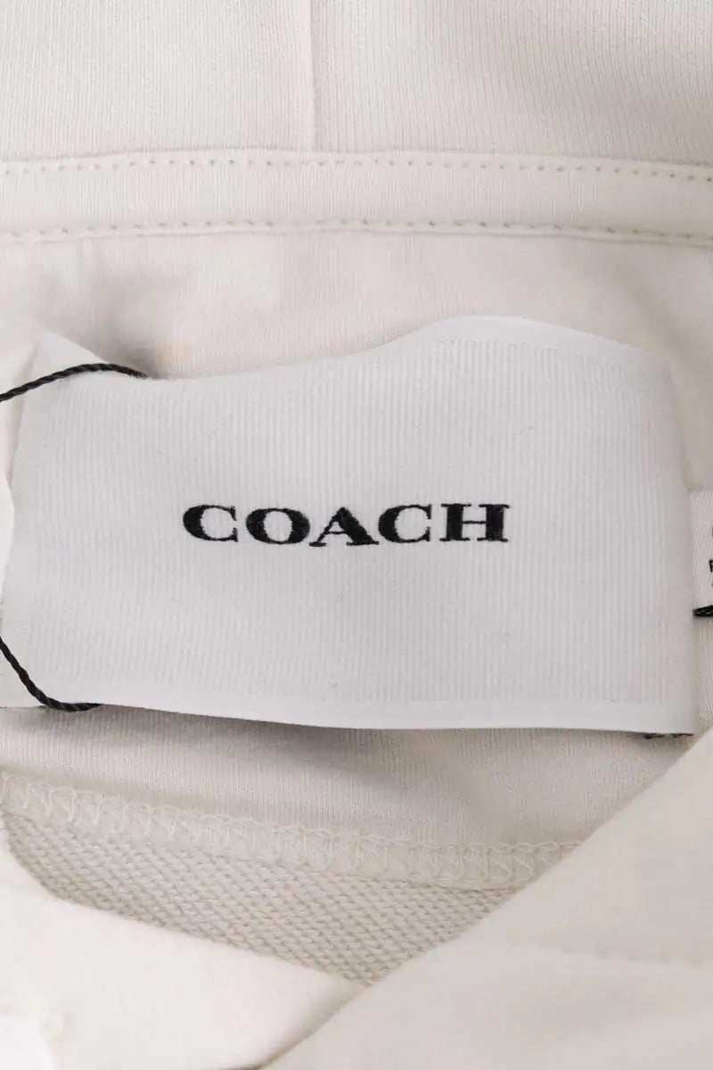 Sweatshirt Coach Ecru en Coton