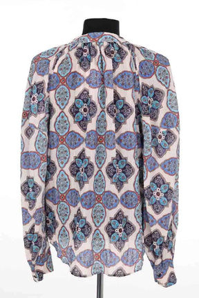 Blouse Claudie Pierlot Bleu en Synthétique
