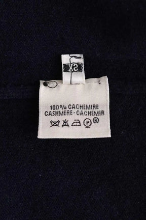 Top Hermès Bleu en Cachemire