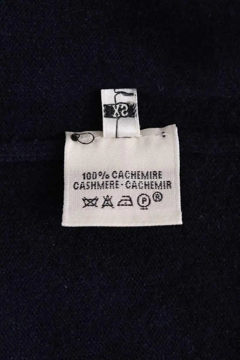 Top Hermès Bleu en Cachemire