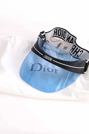 Visière Dior Bleu en Synthétique