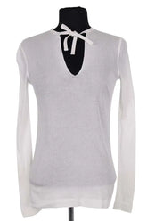 Top Joseph Blanc en Coton, taille XS - Seconde Main