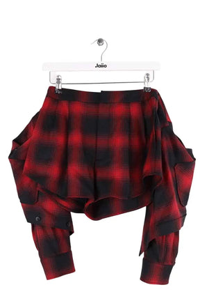Mini short Alexander Wang Rouge en Laine, taille XS - Seconde Main