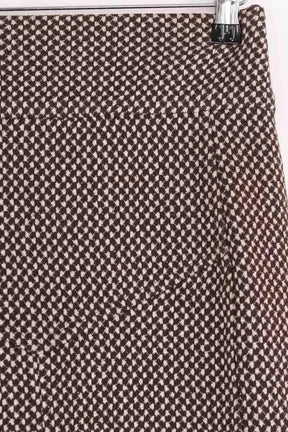 Jupe Diane Von Furstenberg Marron en Laine