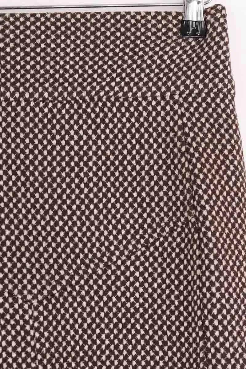 Jupe Diane Von Furstenberg Marron en Laine