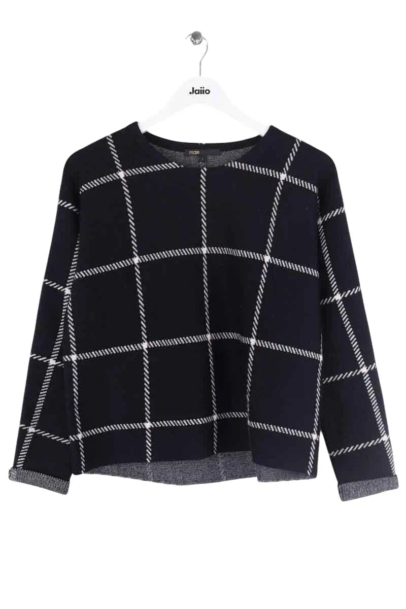 Pull Maje Marine en Laine, taille S - Seconde Main