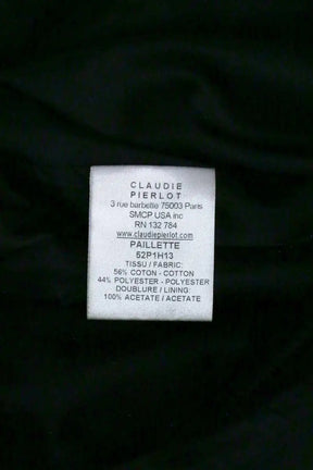 Pantalon Claudie Pierlot Argent en Coton